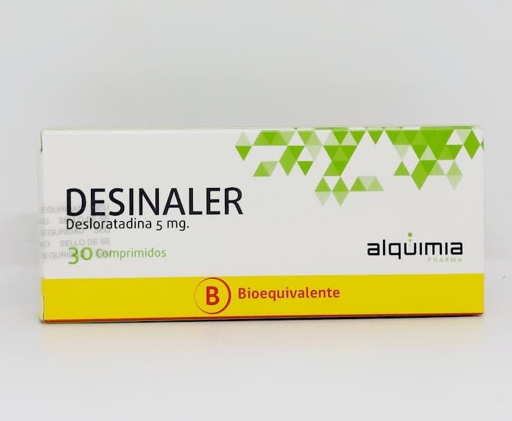 Desinaler 5 mg x 30 comprimidos Farmex-Fonasa-Persistente